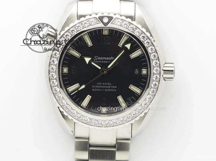 0410 StreetReady Ladies’ De Ville Trésor Diamond SS 3AF 1:1 Best Edition White MOP Dial RG Markers On Black Fabric strap Swiss Quartz 7884